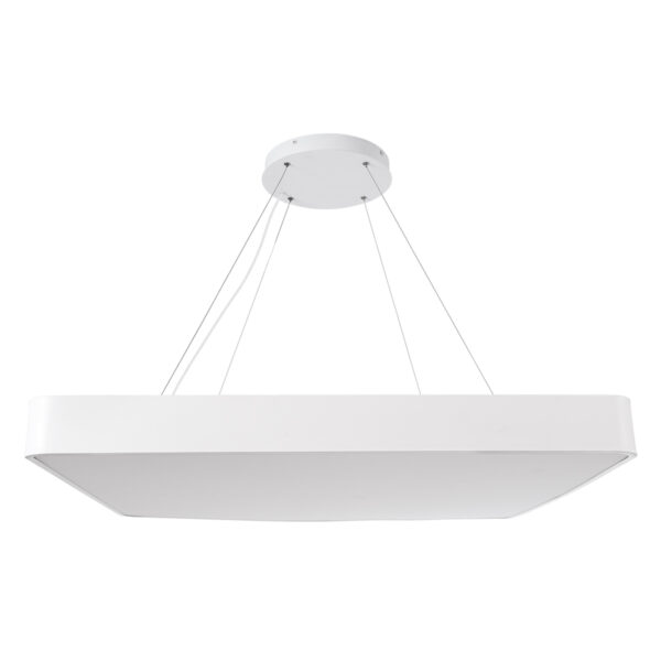 GloboStar® KAMALA 61211-S Πλαφονιέρα Οροφής LED CCT 100W 11020lm 120° AC 220-240V - Εναλλαγή Φωτισμού μέσω Τηλεχειριστηρίου All In One Ψυχρό 6000k+Φυσικό 4500k+Θερμό 2700k Dimmable Μ80 x Π80 x Υ8cm - Λευκό - 3 Years Warranty - Image 9