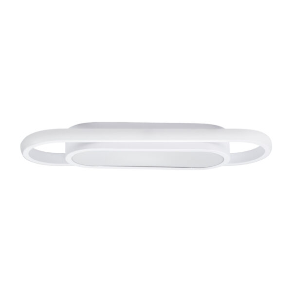 GloboStar® IGOR 61217 Φωτιστικό Οροφής Linear Design LED CCT 24W 2880lm 210° AC 220-240V - Εναλλαγή Φωτισμού μέσω Διακόπτη On/Off All In One Ψυχρό 6000k+Φυσικό 4500k+Θερμό 2700k Μ41 x Π13 x Υ4.5cm - Λευκό - 3 Years Warranty - Image 3