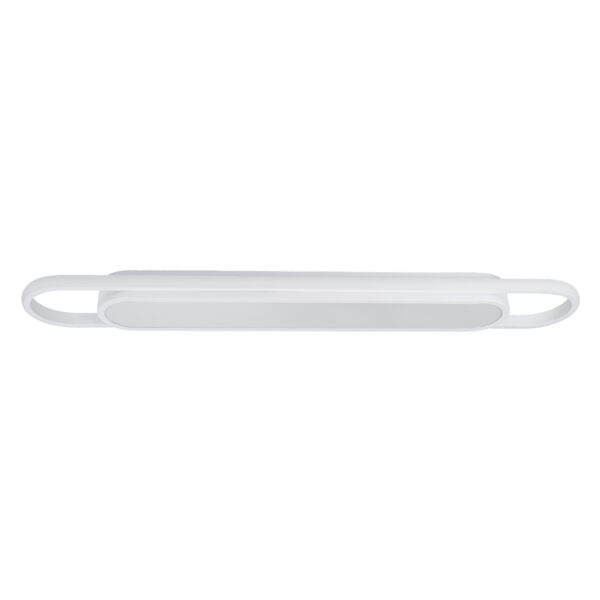 GloboStar® IGOR 61219 Φωτιστικό Οροφής Linear Design LED CCT 48W 5760lm 210° AC 220-240V - Εναλλαγή Φωτισμού μέσω Διακόπτη On/Off All In One Ψυχρό 6000k+Φυσικό 4500k+Θερμό 2700k Μ81 x Π13 x Υ4.5cm - Λευκό - 3 Years Warranty - Image 3