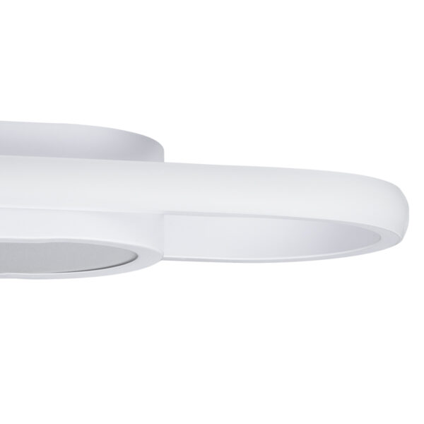 GloboStar® IGOR 61219 Φωτιστικό Οροφής Linear Design LED CCT 48W 5760lm 210° AC 220-240V - Εναλλαγή Φωτισμού μέσω Διακόπτη On/Off All In One Ψυχρό 6000k+Φυσικό 4500k+Θερμό 2700k Μ81 x Π13 x Υ4.5cm - Λευκό - 3 Years Warranty - Image 6