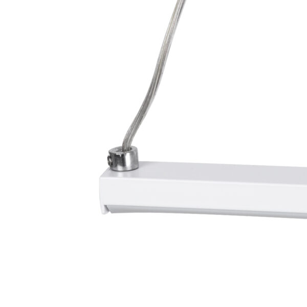 GloboStar® ROME 61295 Κρεμαστό Φωτιστικό Οροφής Linear Design LED CCT 24W 2640lm 200° AC 220-240V - Εναλλαγή Φωτισμού μέσω Διακόπτη On/Off All In One Ψυχρό 6000k+Φυσικό 4500k+Θερμό 2700k Μ65.5 x Π4 x Υ33cm - Λευκό - 3 Years Warranty - Image 8