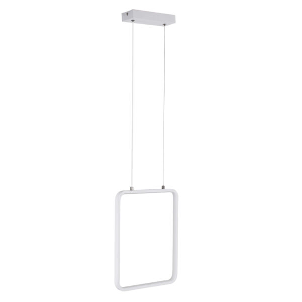 GloboStar® NEROBA 61303 Κρεμαστό Φωτιστικό Οροφής Linear Design LED CCT 18W 1980lm 360° AC 220-240V - Εναλλαγή Φωτισμού μέσω Διακόπτη On/Off All In One Ψυχρό 6000k+Φυσικό 4500k+Θερμό 2700k Μ29 x Π2 x Υ36cm - Λευκό - 3 Years Warranty - Image 3