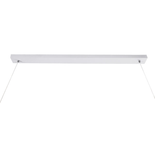 GloboStar® CIRCOLARE 61320 Κρεμαστό Φωτιστικό Οροφής Design LED CCT 75W 8400lm 360° AC 220-240V - Εναλλαγή Φωτισμού μέσω Τηλεχειριστηρίου All In One Ψυχρό 6000k+Φυσικό 4500k+Θερμό 2700k Dimmable Μ120 x Π25 x Υ25cm - Λευκό - 3 Χρόνια Εγγύηση - Image 9