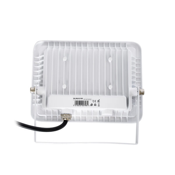 GloboStar® ATLAS 61414 Επαγγελματικός Προβολέας LED 30W 3600lm 120° AC 220-240V - Αδιάβροχος IP67 - Μ16 x Π2.5 x Υ12.5cm - Λευκό - Φυσικό Λευκό 4500K - LUMILEDS Chips - TÜV Rheinland Certified - 5 Years Warranty - Image 4