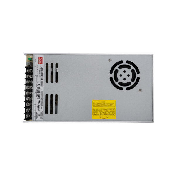 GloboStar® LRS-350-48 61532 MEANWELL Ρυθμιζόμενο Μεταλλικό Τροφοδοτικό PELV για Προϊόντα LED 350W 7.3A - AC 220-240V σε DC 48V - Ρυθμιζόμενο από 43.2VDC έως 52.8VDC - IP20 Μ21.5 x Π11.5 x Υ3cm - 3 Years Warranty - Image 5