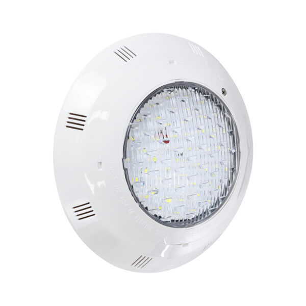 GloboStar® POOLETI 61538 PRO Φωτιστικό Πισίνας LED 25W 2125lm 120° AC/DC 12V Αδιάβροχο IP68 IK06 Tempered Glass Φ30 x Υ6.5cm Ψυχρό Λευκό 6000K - Bridgelux Chip - 2 Meter VDE Certified Cable - 3 Years Warranty