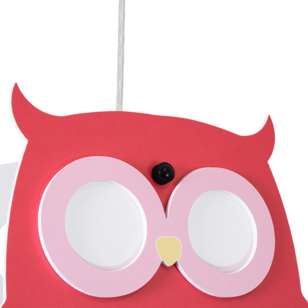 GloboStar® OWL 61576 Παιδικό Κρεμαστό Φωτιστικό Φιγούρα Μονόφωτο 1 x E27 IP20 Πολύχρωμο Πλαστικό - Μ29.5 x Π15.5 x Υ30.5cm - Image 8