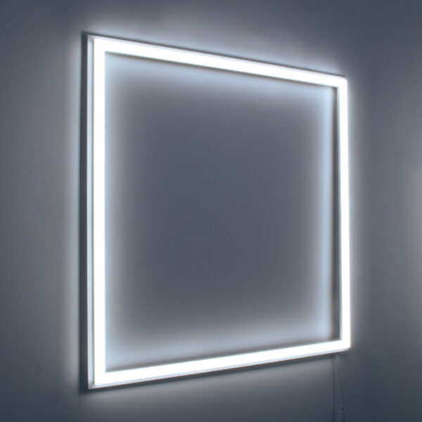 GloboStar® 60368 Χωνευτό LED Panel Linear Frameless Super Slim 60x60cm 48W 5760lm 120° CRI≥85Ra AC 220-240V IP44 Μ60 x Π60 x Υ1.5cm - Ψυχρό Λευκό 6000K - TÜV Certified Driver - 5 Years Warranty - Image 10