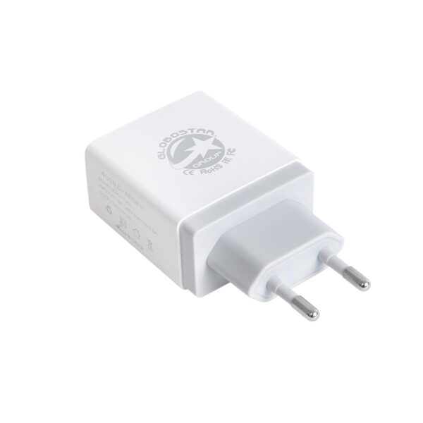 GloboStar® 69997 Φορτιστής Πρίζας Charger 4 x Type-A USB Port DC 5V 5.1A Max 5W - Image 2