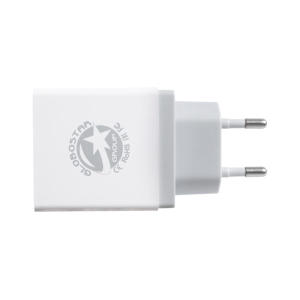 GloboStar® 69997 Φορτιστής Πρίζας Charger 4 x Type-A USB Port DC 5V 5.1A Max 5W - Image 3