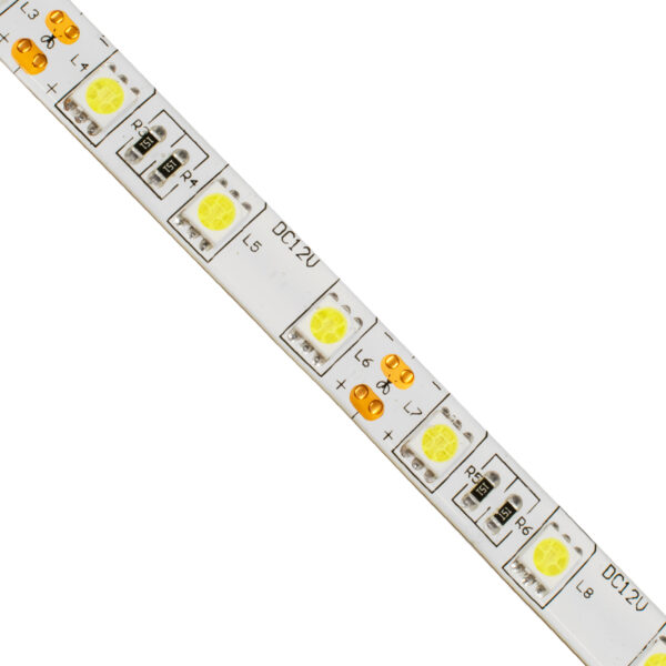 GloboStar® 70120 Ταινία LED SMD 5050 5m 14.4W/m 60LED/m 1584 lm/m 120° DC 12V Αδιάβροχη IP65 Ψυχρό Λευκό 6000K - 5 Χρόνια Εγγύηση - Image 2