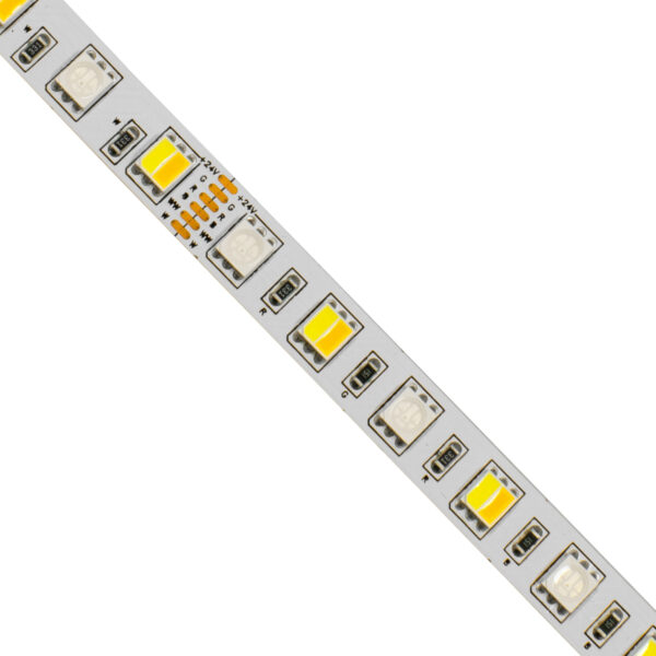 GloboStar® 70266 Ταινία LED SMD 5050 RGBW + WW 5m 18W/m 72LED/m 120° DC 24V IP20 1150lm/m Ψυχρό Λευκό 6000k & 1050lm/m Θερμό Λευκό 3000k & 900lm/m RGB - Image 2