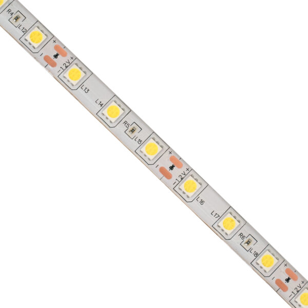 GloboStar® 70412 Σετ Ταινία LED 5m 72W/5m 12V 60LED/m 5050 SMD 1497lm/m 120° Αδιάβροχη IP65 με Ασύρματο Χειριστήριο RF 2.4Ghz και Τροφοδοτικό Θερμό Λευκό 3000K Dimmable - Image 2