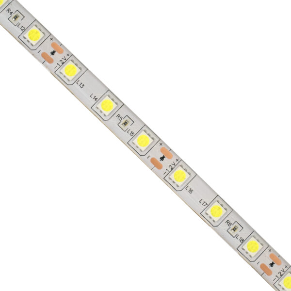 GloboStar® 70414 Σετ Ταινία LED 5m 72W/5m 12V 60LED/m 5050 SMD 1584lm/m 120° Αδιάβροχη IP65 με Ασύρματο Χειριστήριο RF 2.4Ghz και Τροφοδοτικό Ψυχρό Λευκό 6000K Dimmable - Image 2