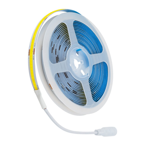 GloboStar® 70416 Σετ Ταινία COB LED 5m 48W/5m 308LED/m 816lm/m 120° DC 12V IP20 με Τροφοδοτικό Φυσικό Λευκό 4500K - Image 2