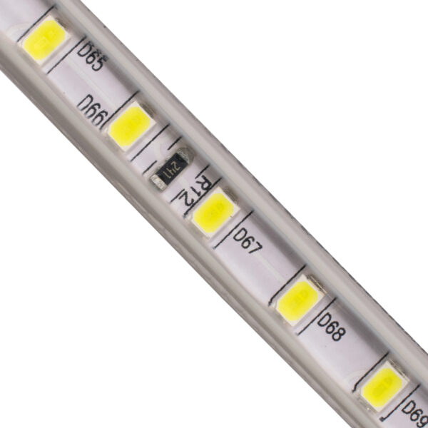 GloboStar® 70500 Slim Ταινία Μονής Σειράς Epistar LED SMD 2835 1m 12W/m 96LED/m 1680lm/m 120° DC 230V Αδιάβροχη IP68 Ψυχρό Λευκό 6000K Dimmable - Image 3