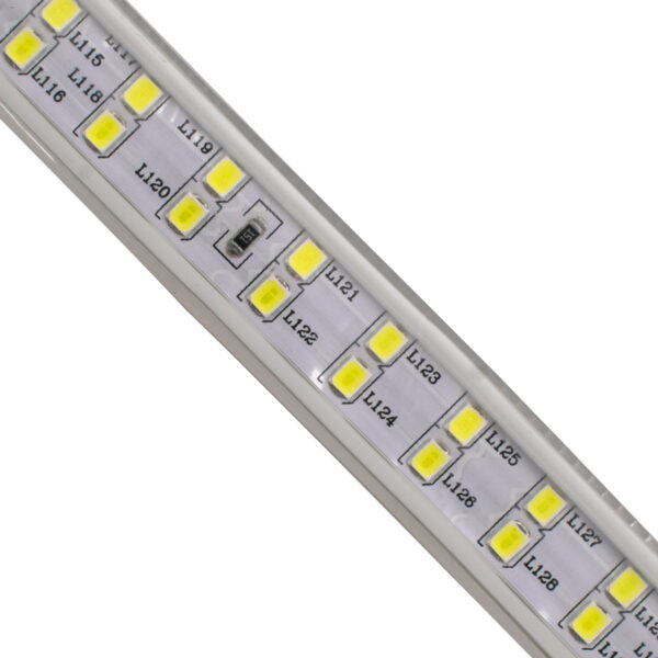 GloboStar® 70510 Wide Ταινία Διπλής Σειράς Epistar LED SMD 2835 1m 24W/m 180LED/m 3360lm/m 120° DC 230V Αδιάβροχη IP68 Ψυχρό Λευκό 6000K Dimmable - Image 3