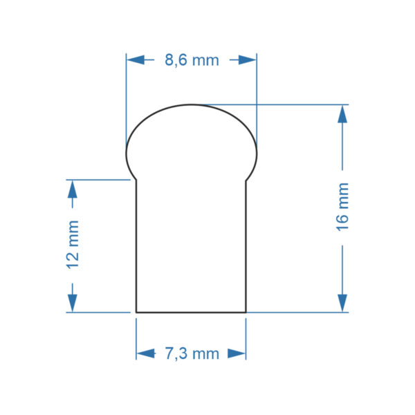 GloboStar® 70560 OVALE 120° Degree Neon Flex Epistar LED SMD 2835 1m 12W/m 120LED/m 1320lm/m 120° DC 24V Αδιάβροχη IP68 Ψυχρό Λευκό 6000K Dimmable - Image 3