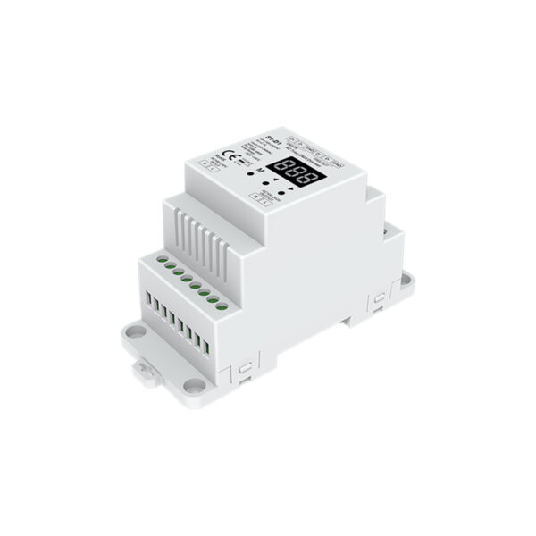 GloboStar® 70672 S1-D1 SKYDANCE AC Triac DMX Dimmer Din Rail Ράγας 1 Καναλιού AC 100-240V 1 x 2A 480W - Max 2A 480W - IP20 DMX512 Μ11.5 x Π5 x Υ6.5cm - 5 Years Warranty - Image 5