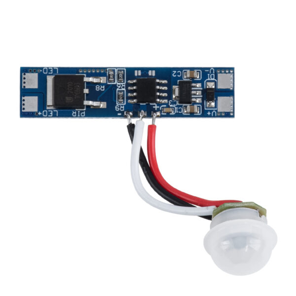 GloboStar® SENSOR-PROFILE 70692 Mini PIR Ανιχνευτής-Αισθητήρας Κίνησης Modular για Προφίλ Αλουμινίου - DC 5-24V 1 x 8A 192W - Max 8A 192W - IP20 - Γωνία Ανίχνευσης 180° & Απόσταση Ανίχνευσης 3 Μέτρα με 30 Sec Χρόνο Αναμονής -  Μ4.3 x Π1 x Υ1.5cm - 2 Χρόνια Εγγύηση - Image 2