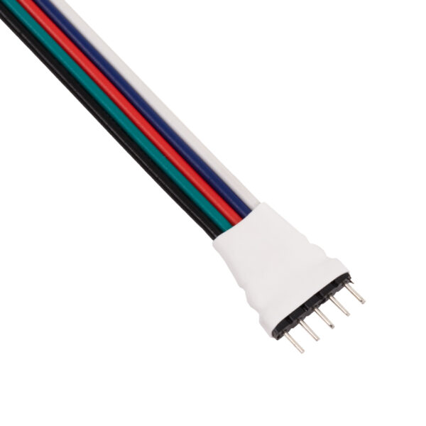 GloboStar® 70696 RGB+W Connector με 15cm Καλώδιο 5 PIN - Image 2