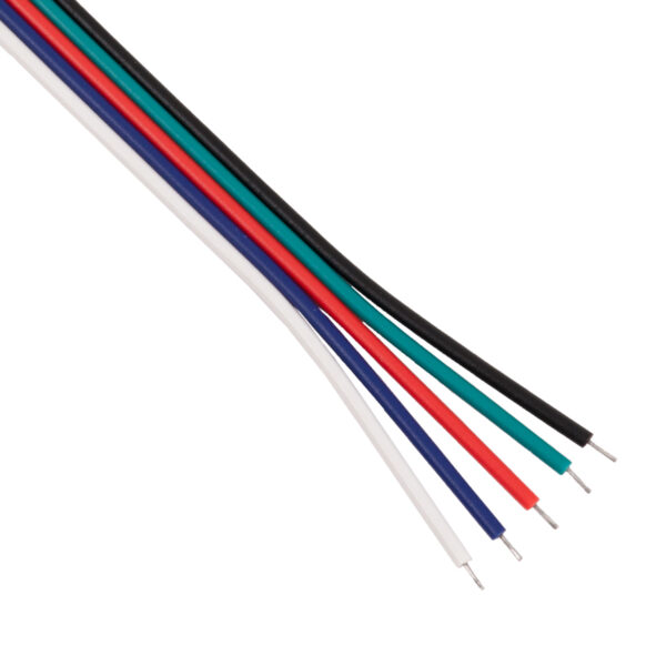 GloboStar® 70696 RGB+W Connector με 15cm Καλώδιο 5 PIN - Image 3