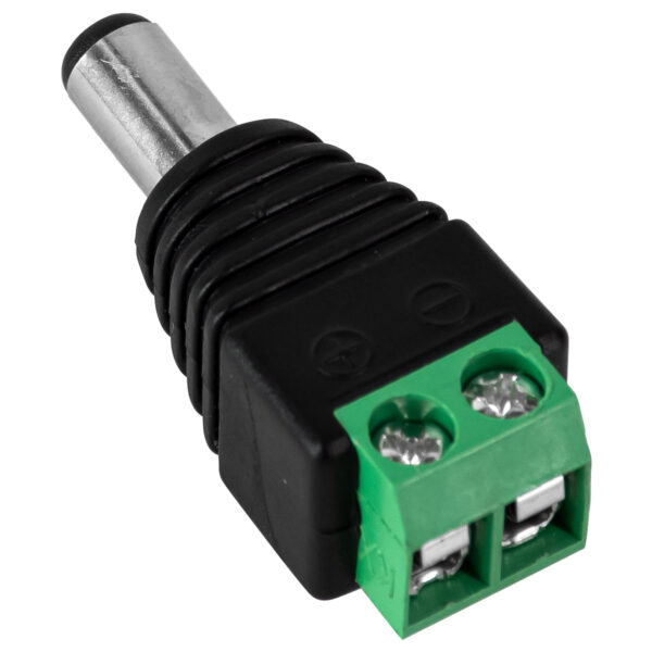 GloboStar® 70702 Βύσμα Τροφοδοσίας DC Αρσενικό - Male Jack Connector σε Κλέμα 5.5 x 2.1mm - Image 2