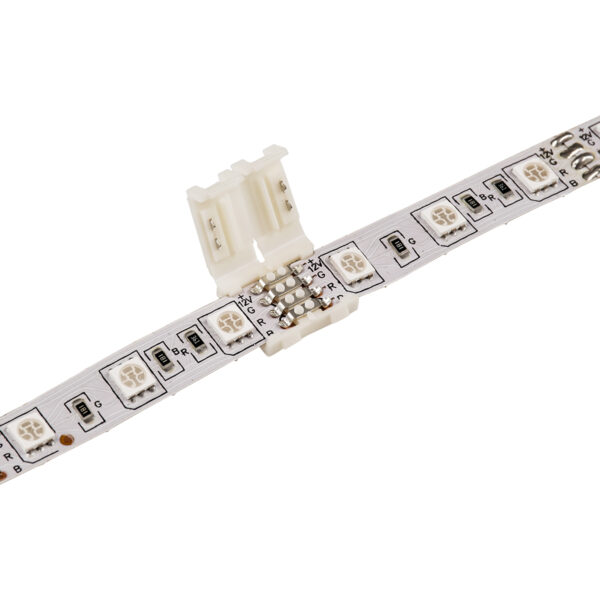 GloboStar® 70712 Ταχυσύνδεσμος 2 Ταινιών LED RGB - I Connector για Όλες τις LED Ταινίες DC-12-24V 10mm RGB - Image 4