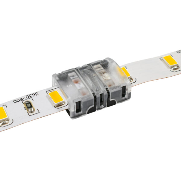 GloboStar® 70713 Ταχυσύνδεσμος Ένωσης IP20 - Strip To Strip Connector για Ένωση 2 x Μονόχρωμες Ταινίες LED Πλάτους 8mm - Image 3