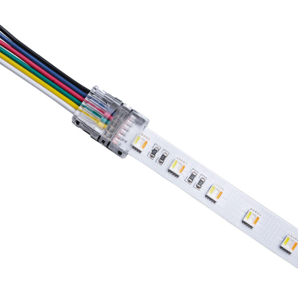 GloboStar® 70738 Εύκαμπτο Πλακέ Καλώδιο 1m RGB+CCT 6 x 0.25mm² - Image 4