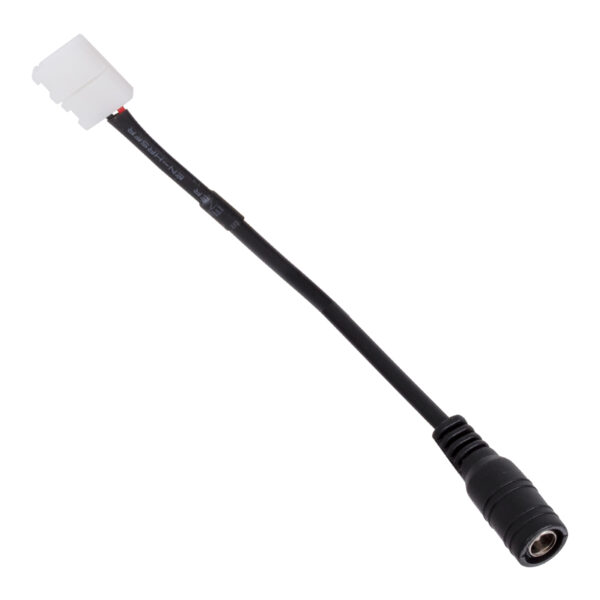 GloboStar® 70739 Ταχυσύνδεσμος Τροφοδοσίας IP20 - Strip To Power Connector 5.5*2.1 για Ένωση 1 x Μονόχρωμη Ταινία LED Πλάτους 8mm - Image 4