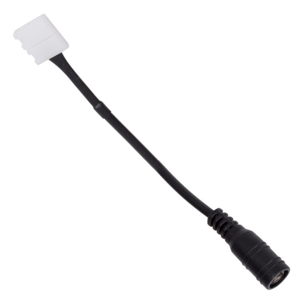 GloboStar® 70740 Ταχυσύνδεσμος Τροφοδοσίας IP20 - Strip To Power Connector 5.5*2.1 για Ένωση 1 x Μονόχρωμη Ταινία LED Πλάτους 10mm - Image 4