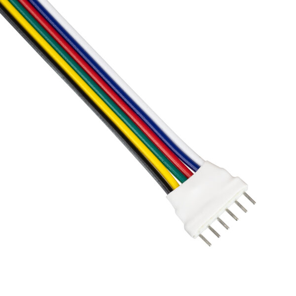 GloboStar® 70744 Καλώδιο Σύνδεσης Connector RGB+CCT με 15cm Καλώδιο 6 PIN - Image 3