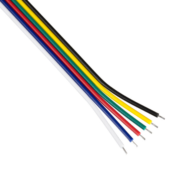 GloboStar® 70744 Καλώδιο Σύνδεσης Connector RGB+CCT με 15cm Καλώδιο 6 PIN - Image 4