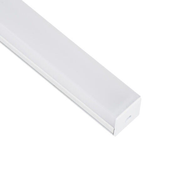 GloboStar® SURFACEPENDANT-PROFILE 70848-1M Προφίλ Αλουμινίου - Βάση & Ψύκτρα Ταινίας LED με Λευκό Γαλακτερό Κάλυμμα - Επιφανειακή & Κρεμαστή Χρήση - Πατητό Κάλυμμα - Λευκό - 1 Μέτρο - Μ100 x Π2.6 x Υ2.3cm - Image 3