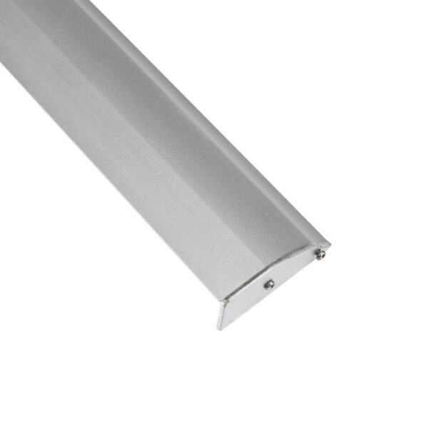 GloboStar® SURFACE-PROFILE 70857-3M Προφίλ Αλουμινίου - Βάση & Ψύκτρα Ταινίας LED με Λευκό Γαλακτερό Κάλυμμα - Επιφανειακή Χρήση Δημιουργίας Κρυφού Φωτισμού - Πατητό Κάλυμμα - Ασημί - 3 Μέτρα - Πακέτο 5 Τεμαχίων - Μ300 x Π1.7 x Υ4.2cm - Image 4