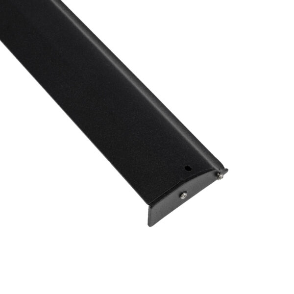 GloboStar® SURFACE-PROFILE 70859-3M Προφίλ Αλουμινίου - Βάση & Ψύκτρα Ταινίας LED με Λευκό Γαλακτερό Κάλυμμα - Επιφανειακή Χρήση Δημιουργίας Κρυφού Φωτισμού - Πατητό Κάλυμμα - Μαύρο - 3 Μέτρα - Πακέτο 5 Τεμαχίων - Μ300 x Π1.7 x Υ4.2cm - Image 4