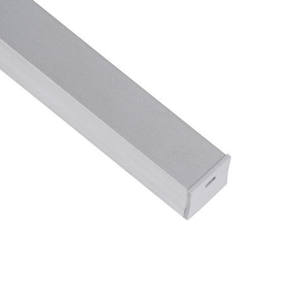 GloboStar® SURFACE-PROFILE 70867-1M Προφίλ Αλουμινίου - Βάση & Ψύκτρα Ταινίας LED με Λευκό Γαλακτερό Κάλυμμα - Επιφανειακή Χρήση - Πατητό Κάλυμμα - Ασημί - 1 Μέτρο - Μ100 x Π2.3 x Υ2cm - Image 4