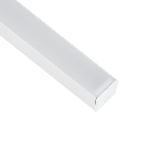 GloboStar® SURFACE-PROFILE 70868-1M Προφίλ Αλουμινίου - Βάση & Ψύκτρα Ταινίας LED με Λευκό Γαλακτερό Κάλυμμα - Επιφανειακή Χρήση - Πατητό Κάλυμμα - Λευκό - 1 Μέτρο - Μ100 x Π2.3 x Υ2cm - Image 3