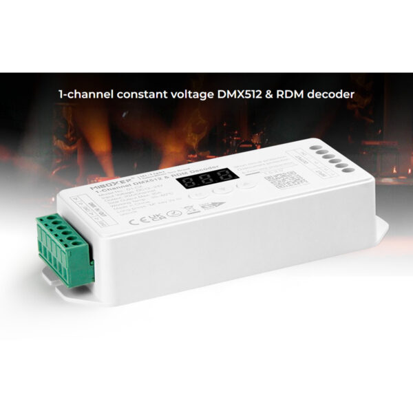 GloboStar® 71424 D1-CX Mi-BOXER DC DMX & RDM Dimmer High Speed Controller / Decoder 1 Καναλιού DC 12-24V 1 x 20A 480W - Max 20A 480W - IP20 Μ13 x Π5 x Υ2.5cm - 5 Years Warranty - Image 12