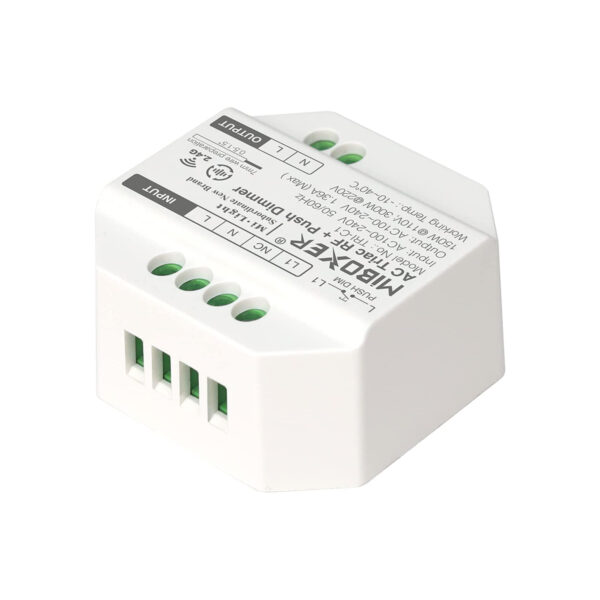 GloboStar® 71432 TRI-C1 Mi-BOXER AC Triac & RF 2.4Ghz & Push Dimmer 1 Καναλιού AC 100-240V 1 x 1.36A 300W - Max 1.36A 300W - IP20 Μ5 x Π5 x Υ2.3cm - 5 Years Warranty - Image 7