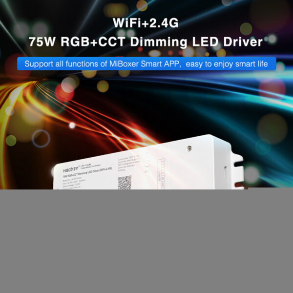 GloboStar® 71441 WL5-P75V24 Mi-BOXER DC Smart Wifi & RF 2.4Ghz Power Supply Τροφοδοτικό SELV & Controller / Dimmer All in One 5 Καναλιών AC100-240V σε DC 24V 5 x 0.6A 14.4W - Max 3A 75W - IP20 RGBW+WW Μ19 x Π5.5 x Υ3.2cm - 5 Years Warranty - Image 9