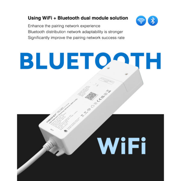 GloboStar® 71441 WL5-P75V24 Mi-BOXER DC Smart Wifi & RF 2.4Ghz Power Supply Τροφοδοτικό SELV & Controller / Dimmer All in One 5 Καναλιών AC100-240V σε DC 24V 5 x 0.6A 14.4W - Max 3A 75W - IP20 RGBW+WW Μ19 x Π5.5 x Υ3.2cm - 5 Years Warranty - Image 8