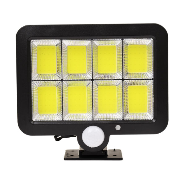 GloboStar® 71464 Αυτόνομος Ηλιακός Προβολέας LED 160 8 x COB 40W 2000lm με Ενσωματωμένη Μπαταρία 2400mAh - Φωτοβολταϊκό Πάνελ με Αισθητήρα Ημέρας-Νύχτας - PIR Αισθητήρα Κίνησης Αδιάβροχο IP65 Ψυχρό Λευκό 6000K - Image 2