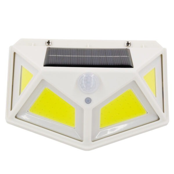 GloboStar® 71497 Αυτόνομο Ηλιακό Φωτιστικό LED COB 10W 1000lm με Ενσωματωμένη Μπαταρία 1200mAh - Φωτοβολταϊκό Πάνελ με Αισθητήρα Ημέρας-Νύχτας και PIR Αισθητήρα Κίνησης Αδιάβροχο IP65 Ψυχρό Λευκό 6000K - Image 6