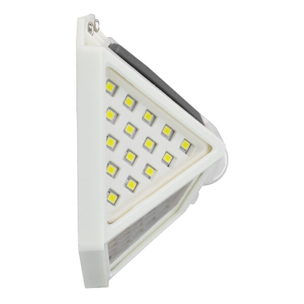 GloboStar® 71498 Αυτόνομο Ηλιακό Φωτιστικό LED SMD 10W 1000lm με Ενσωματωμένη Μπαταρία 1200mAh - Φωτοβολταϊκό Πάνελ με Αισθητήρα Ημέρας-Νύχτας και PIR Αισθητήρα Κίνησης Αδιάβροχο IP65 Ψυχρό Λευκό 6000K - Image 2