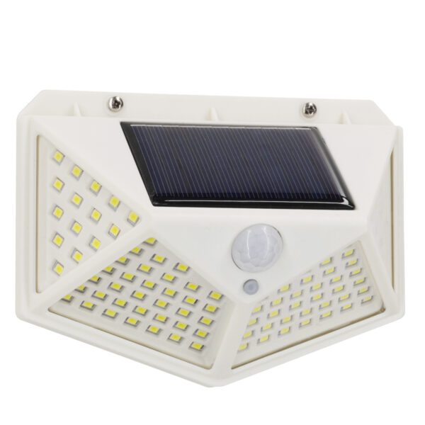 GloboStar® 71498 Αυτόνομο Ηλιακό Φωτιστικό LED SMD 10W 1000lm με Ενσωματωμένη Μπαταρία 1200mAh - Φωτοβολταϊκό Πάνελ με Αισθητήρα Ημέρας-Νύχτας και PIR Αισθητήρα Κίνησης Αδιάβροχο IP65 Ψυχρό Λευκό 6000K - Image 3