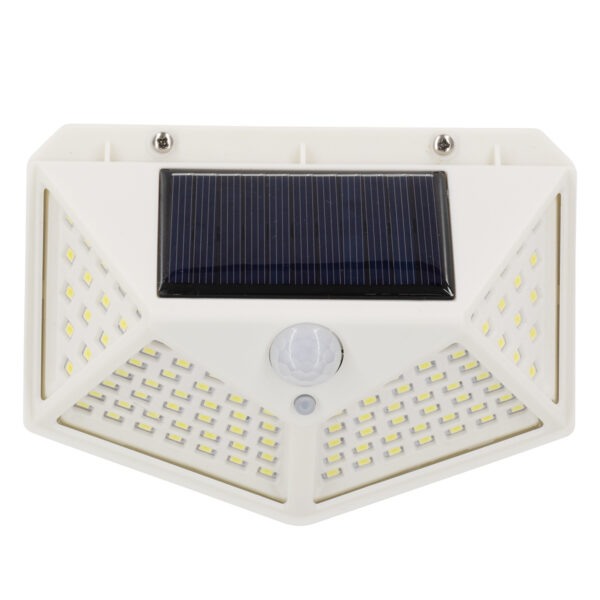 GloboStar® 71498 Αυτόνομο Ηλιακό Φωτιστικό LED SMD 10W 1000lm με Ενσωματωμένη Μπαταρία 1200mAh - Φωτοβολταϊκό Πάνελ με Αισθητήρα Ημέρας-Νύχτας και PIR Αισθητήρα Κίνησης Αδιάβροχο IP65 Ψυχρό Λευκό 6000K - Image 4