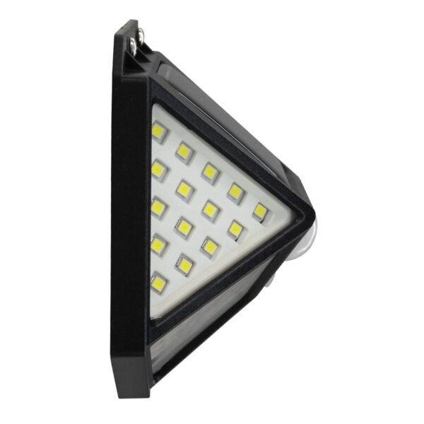 GloboStar® 71499 Αυτόνομο Ηλιακό Φωτιστικό LED SMD 10W 1000lm με Ενσωματωμένη Μπαταρία 1200mAh - Φωτοβολταϊκό Πάνελ με Αισθητήρα Ημέρας-Νύχτας και PIR Αισθητήρα Κίνησης Αδιάβροχο IP65 Ψυχρό Λευκό 6000K - Image 2