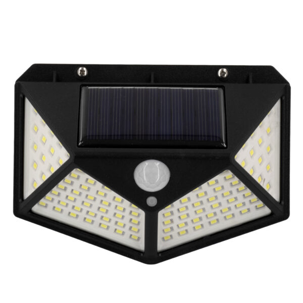 GloboStar® 71499 Αυτόνομο Ηλιακό Φωτιστικό LED SMD 10W 1000lm με Ενσωματωμένη Μπαταρία 1200mAh - Φωτοβολταϊκό Πάνελ με Αισθητήρα Ημέρας-Νύχτας και PIR Αισθητήρα Κίνησης Αδιάβροχο IP65 Ψυχρό Λευκό 6000K - Image 4